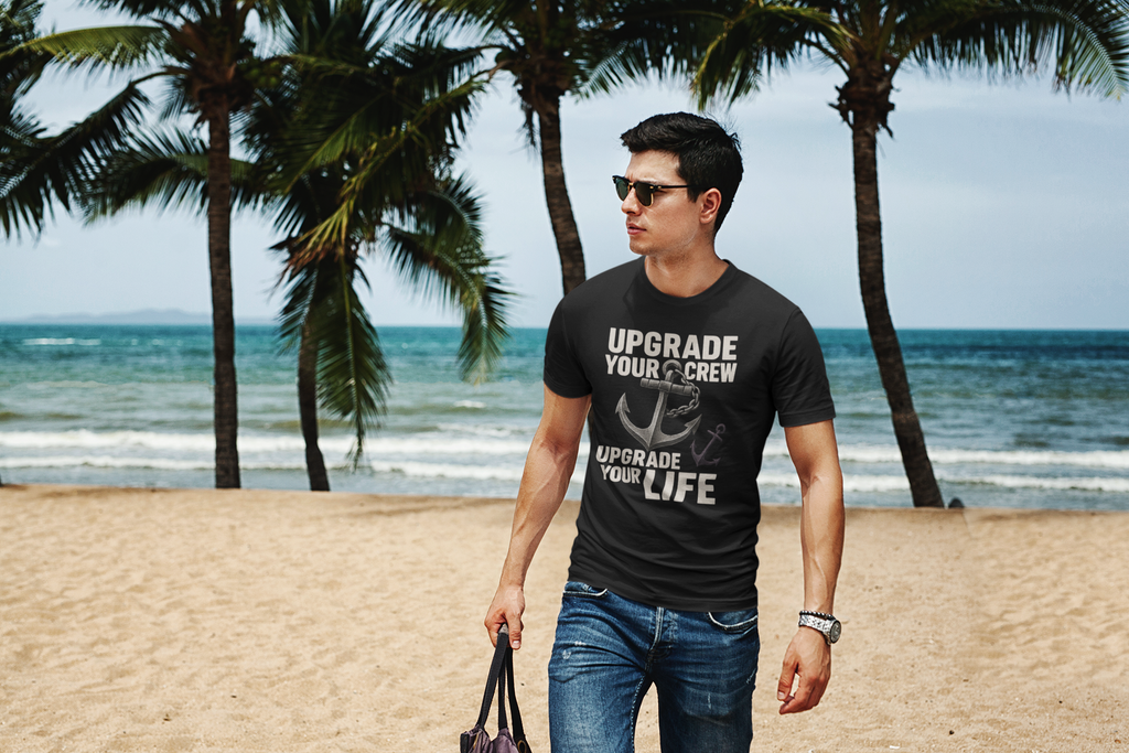 Upgrade Your Crew, Upgrade Your Life” A Message Woven in Fabric
