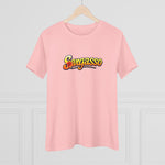 Women's Cotton Tee - Sargasso Flowered Print