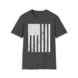 Distressed Flag, Men's Lightweight Fashion Tee