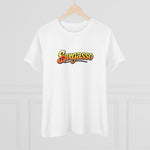 Women's Cotton Tee - Sargasso Flowered Print