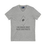 V-Neck Tee - 'I no longer orbit' design