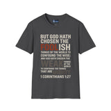 Christian Unisex Softstyle T-Shirt - God has chosen
