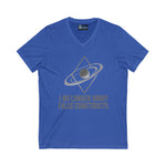 V-Neck Tee - 'I no longer orbit' design