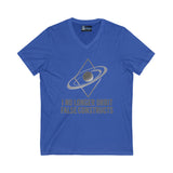 V-Neck Tee - 'I no longer orbit' design