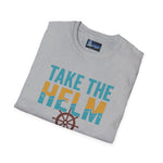 Unisex T-Shirt - Take the Helm Nautical Design