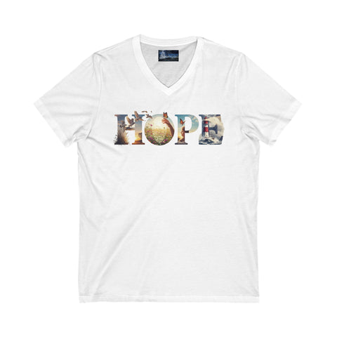 V-Neck Tee Hope Shirt