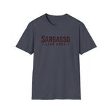 Unisex T-Shirt Sargasso Live Free rough trail seaweed Design