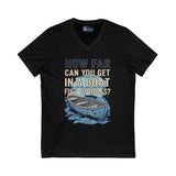 T-Shirt Boat Full of Holes Unisex V-Neck Tee