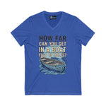 T-Shirt Boat Full of Holes Unisex V-Neck Tee