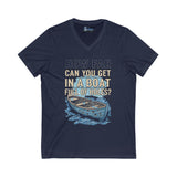 T-Shirt Boat Full of Holes Unisex V-Neck Tee