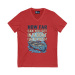 T-Shirt Boat Full of Holes Unisex V-Neck Tee