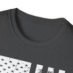 Distressed Flag, Men's Lightweight Fashion Tee