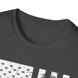 Distressed Flag, Men's Lightweight Fashion Tee