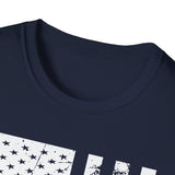 Distressed Flag, Men's Lightweight Fashion Tee