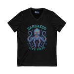 V-Neck Tee - Sargasso Octopus Design