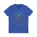 V-Neck Tee - Sargasso Octopus Design