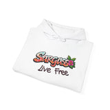 Hooded Sweatshirt - Sargasso Live Free Design