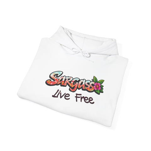 Hooded Sweatshirt - Sargasso Live Free Design