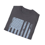 Distressed Flag, Men's Lightweight Fashion Tee