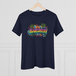 Cotton Tee - Sargasso Tropical Print Women's T-Shirt