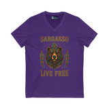 V-Neck Tee Sargasso Bear Graphic Shirt