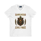 V-Neck Tee Sargasso Bear Graphic Shirt