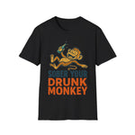 T-Shirt - Sober Your Drunk Monkey Funny Design