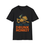T-Shirt - Sober Your Drunk Monkey Funny Design