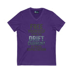 V-Neck Tee - 'Free Your Self' Design