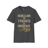 T-Shirt Rebellion to Tyrants Unisex Softstyle