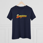Women's Cotton Tee - Sargasso Flowered Print