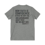 Faith v neck Tee