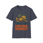 T-Shirt - Sober Your Drunk Monkey Funny Design