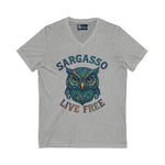 V-Neck Tee Sargasso Crystal Owl Shirt