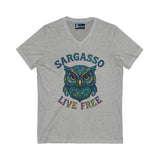 V-Neck Tee Sargasso Crystal Owl Shirt