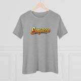 Women's Cotton Tee - Sargasso Flowered Print