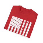 Distressed Flag, Men's Lightweight Fashion Tee