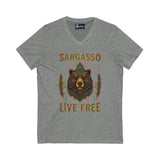 V-Neck Tee Sargasso Bear Graphic Shirt