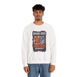 Sargasso Street “No Man Is Free Who Is Not Master of Himself” Crewneck Sweatshirt