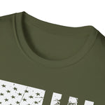 Distressed Flag, Men's Lightweight Fashion Tee