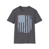 Distressed Flag, Men's Lightweight Fashion Tee