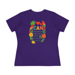 Cotton Tee for Women - 'You Can' Inspirational Shirt