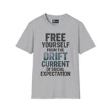 Unisex Softstyle T-Shirt - 'Free your self' Inspirational Design