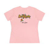 Women's Cotton Tee - Sargasso Flowered Print