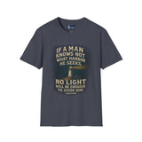 Men's Inspirational Unisex Softstyle T-Shirt - If a man knows