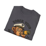 Sober Unisex T-Shirt - Drunken Monkey Design