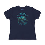 The Sea glass turtle  Women's Cotton Tee