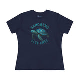 The Sea glass turtle  Women's Cotton Tee