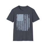 Distressed Flag, Men's Lightweight Fashion Tee