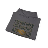 Approach respectfully Hoodie - Heavy Blend